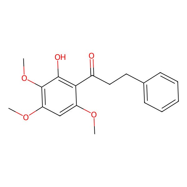 2D Structure of 2'-Hydroxy-3',4',6'-trimethoxydihydrochalcone