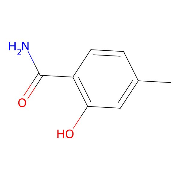 2D Structure of 2-Hydroxy-4-methylbenzamide