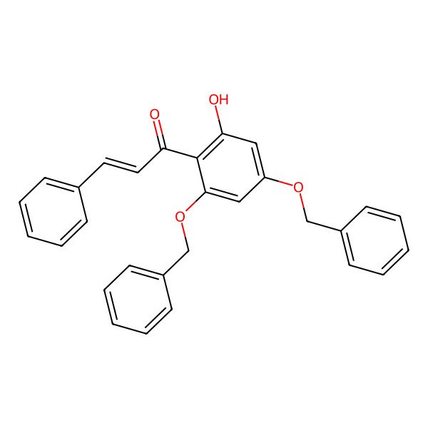 2D Structure of 2'-Hydroxy-4',6'-dibenzyloxychalcone