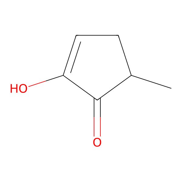 2D Structure of 2-Hydroxy-5-methylcyclopent-2-en-1-one