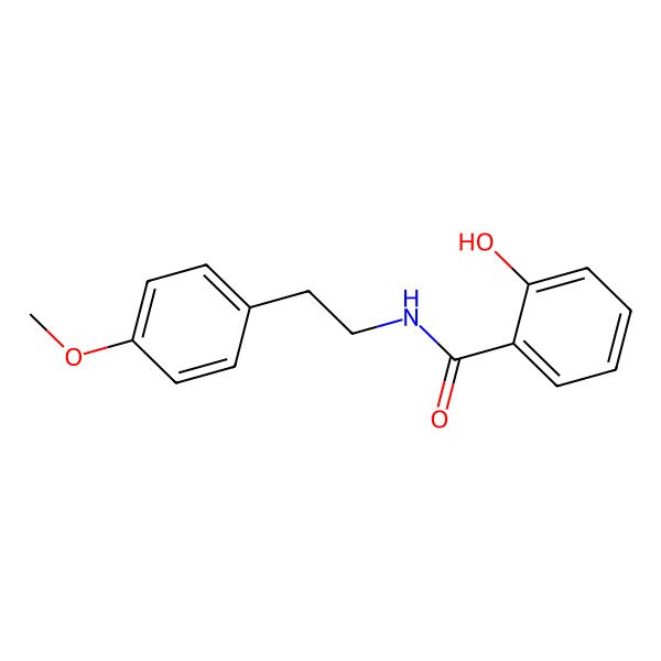 2D Structure of 2-Hydroxy-N-[2-(4-methoxyphenyl)ethyl]benzamide