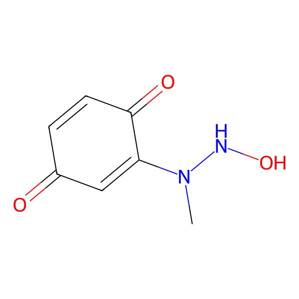 2D Structure of 2-[(hydroxyamino)-methylamino]cyclohexa-2,5-diene-1,4-dione