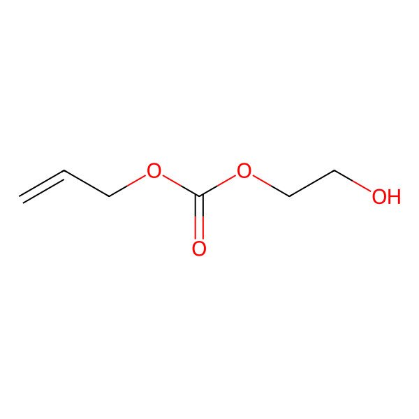 2D Structure of 2-Hydroxyethyl prop-2-en-1-yl carbonate