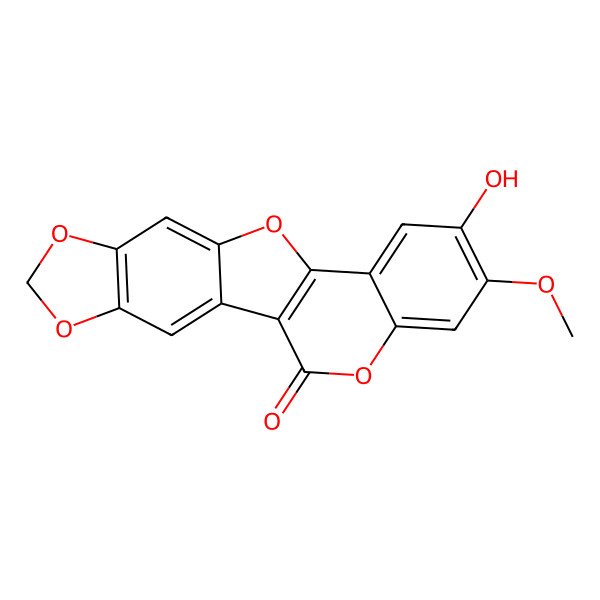 2D Structure of 2-Hydroxyflemichapparin C