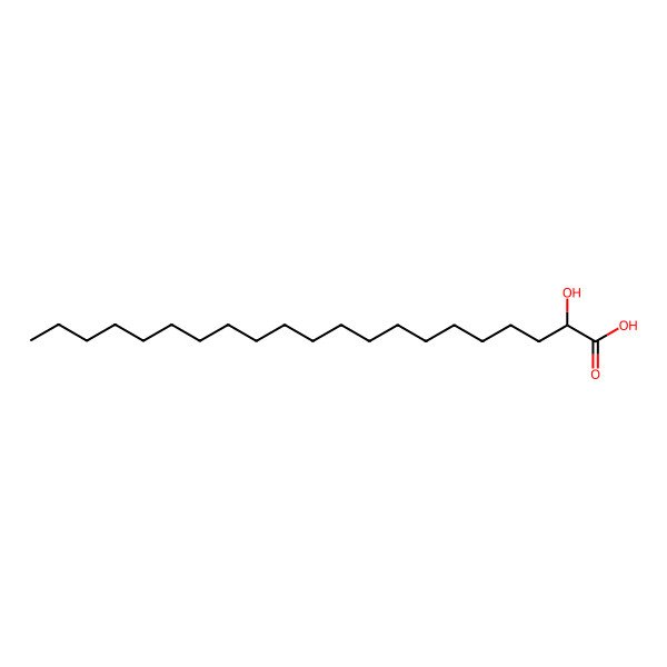 2D Structure of 2-Hydroxyhenicosanoic acid