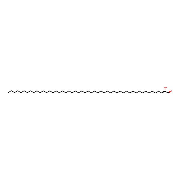 2D Structure of 2-Hydroxyhenpentacont-2-enal