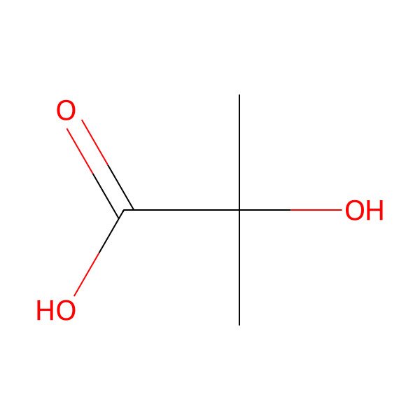 2D Structure of 2-Hydroxyisobutyric acid