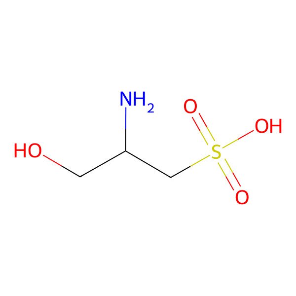 2D Structure of [2-Hydroxymethyl]-2-aminoethanesulfonic acid