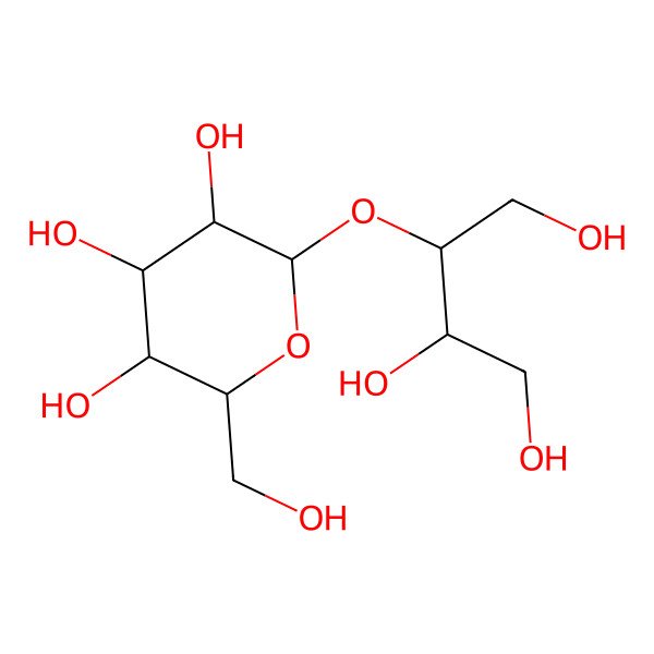 2D Structure of 2-(Hydroxymethyl)-6-(1,3,4-trihydroxybutan-2-yloxy)oxane-3,4,5-triol