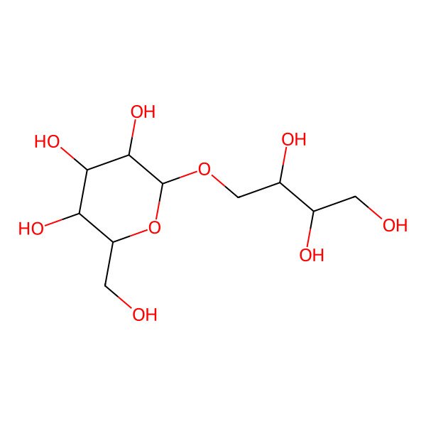 2D Structure of 2-(Hydroxymethyl)-6-(2,3,4-trihydroxybutoxy)oxane-3,4,5-triol