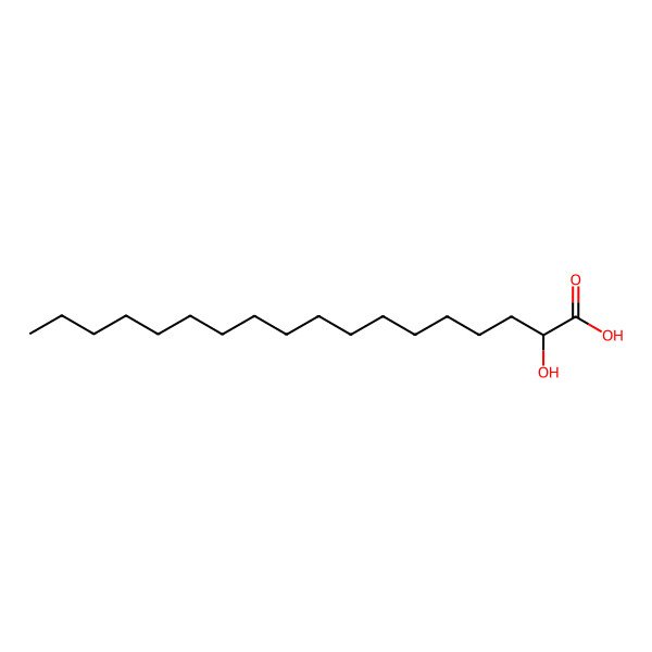 2D Structure of 2-Hydroxyoctadecanoic acid