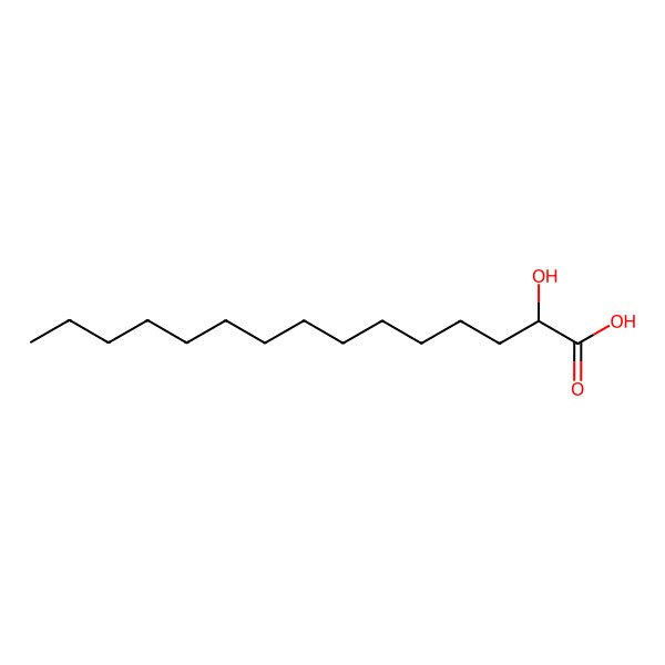2D Structure of 2-Hydroxypentadecanoic acid