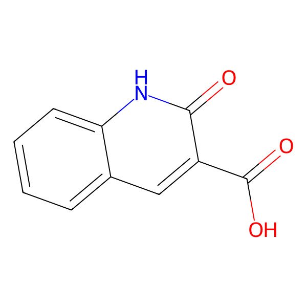 2D Structure of 2-Quinolone-3-carboxylic acid