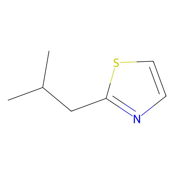 2D Structure of 2-Isobutylthiazole