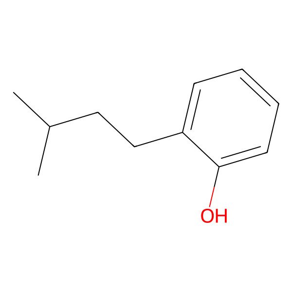 2D Structure of Isoamylphenol