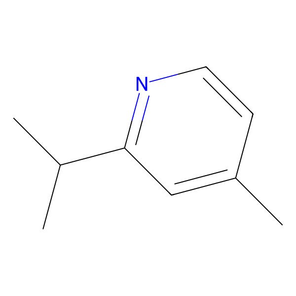 2D Structure of 2-Isopropyl-4-methylpyridine 2D Structure of 2-Isopropyl-4-methylpyridine