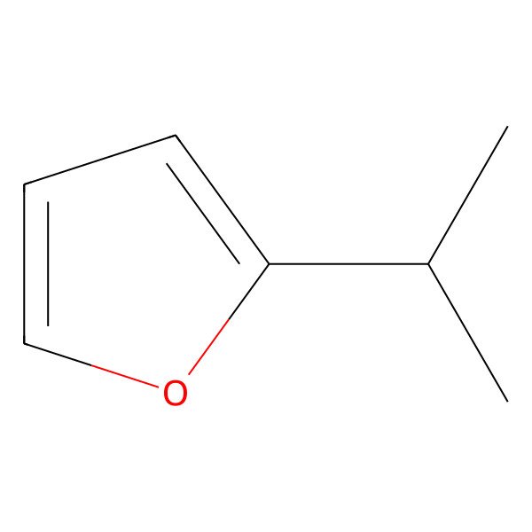 2D Structure of 2-(1-Methylethyl)furan