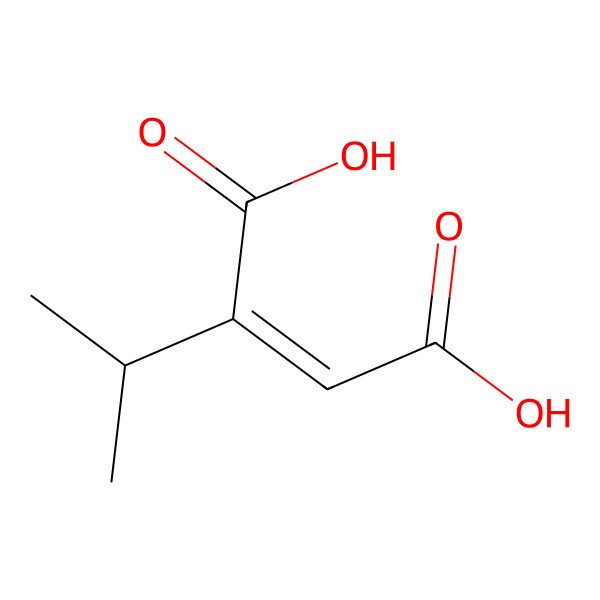 2D Structure of 2-Isopropylmaleic acid