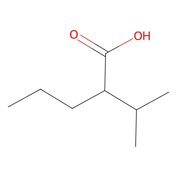 2D Structure of 2-Isopropylpentanoic acid 2D Structure of 2-Isopropylpentanoic acid