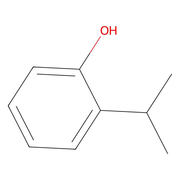 2D Structure of 2-Isopropylphenol