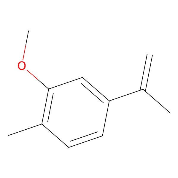 2D Structure of 2-Methoxy-1-methyl-4-(prop-1-en-2-yl)benzene