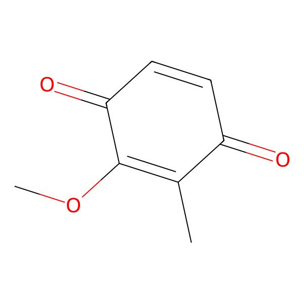 2D Structure of 2-Methoxy-3-methyl-[1,4]benzoquinone