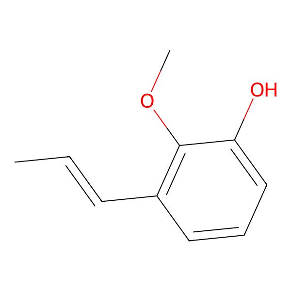 2D Structure of 2-Methoxy-3-propenyl-phenol