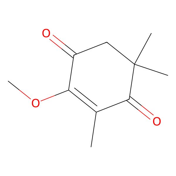 2D Structure of 2-Methoxy-3,5,5-trimethylcyclohex-2-ene-1,4-dione