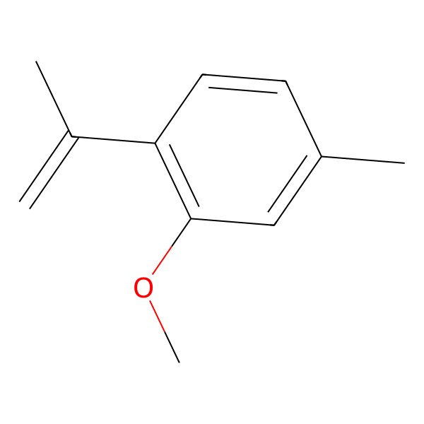 2D Structure of 2-Methoxy-4-methyl-1-(prop-1-en-2-yl)benzene 2D Structure of 2-Methoxy-4-methyl-1-(prop-1-en-2-yl)benzene
