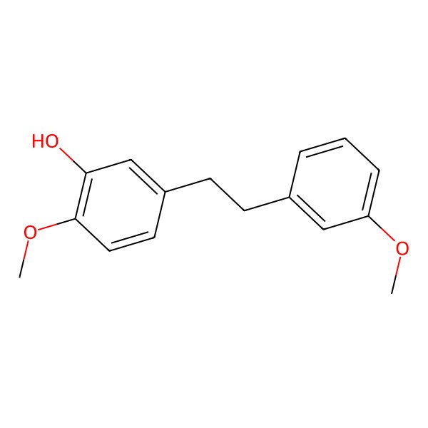 2D Structure of 2-Methoxy-5-[2-(3-methoxyphenyl)ethyl]phenol