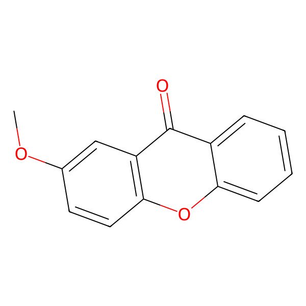2D Structure of 2-Methoxy-9H-xanthen-9-one