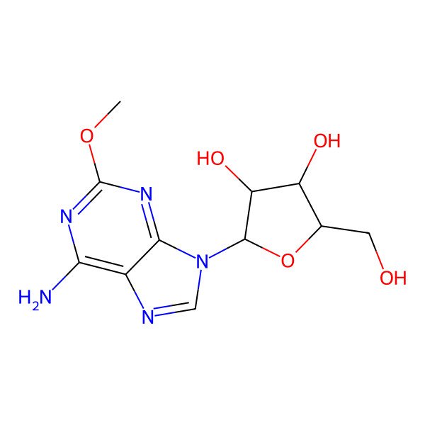 2D Structure of 2-Methoxyadenosine