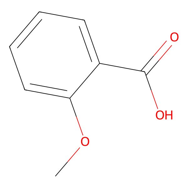 2D Structure of 2-Methoxybenzoic acid
