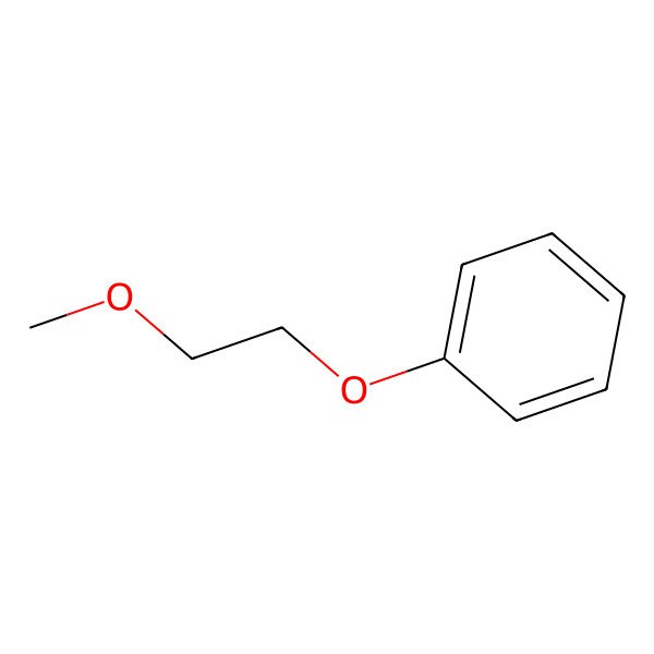 2D Structure of 2-Methoxyethyl phenyl ether 2D Structure of 2-Methoxyethyl phenyl ether