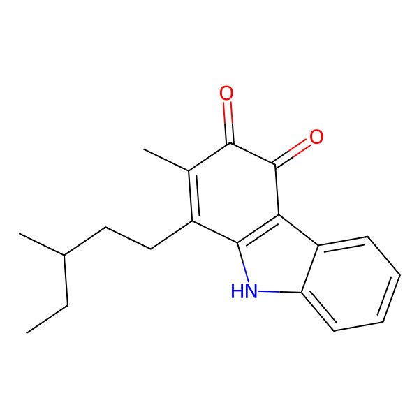2D Structure of Carbazoquinocin A