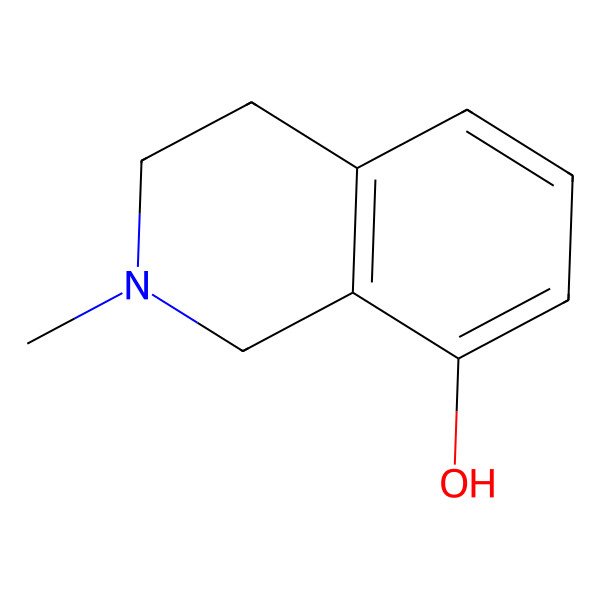 2D Structure of 2-Methyl-1,2,3,4-tetrahydroisoquinolin-8-ol