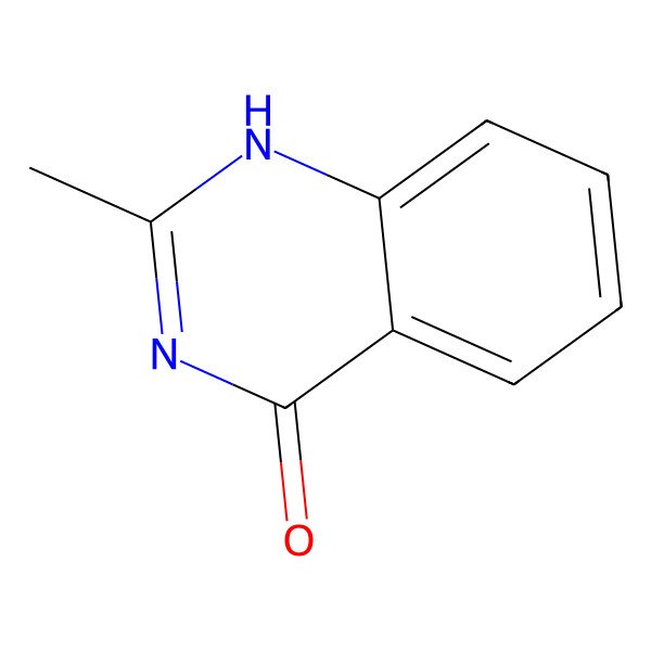 2D Structure of 2-methyl-1H-quinazolin-4-one