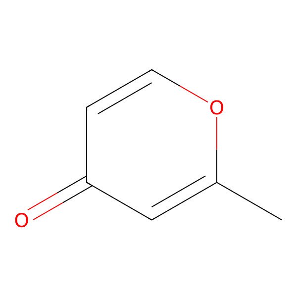 2D Structure of 2-Methyl-4-pyrone
