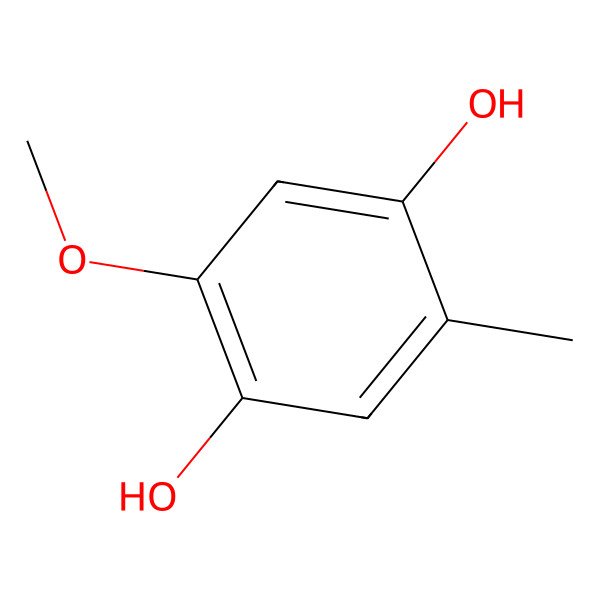 2D Structure of 2-Methyl-5-methoxyhydroquinone