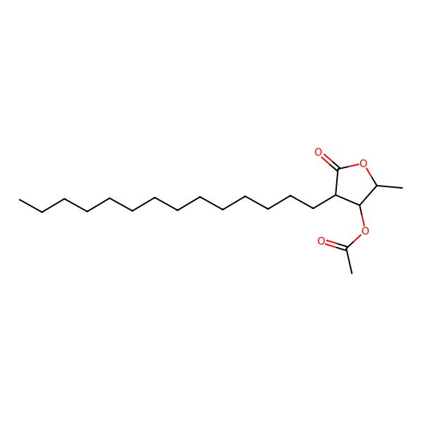 2D Structure of (2-Methyl-5-oxo-4-tetradecyloxolan-3-yl) acetate