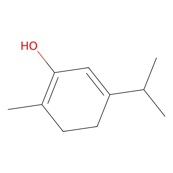 2D Structure of 2-Methyl-5-propan-2-ylcyclohexa-1,5-dien-1-ol