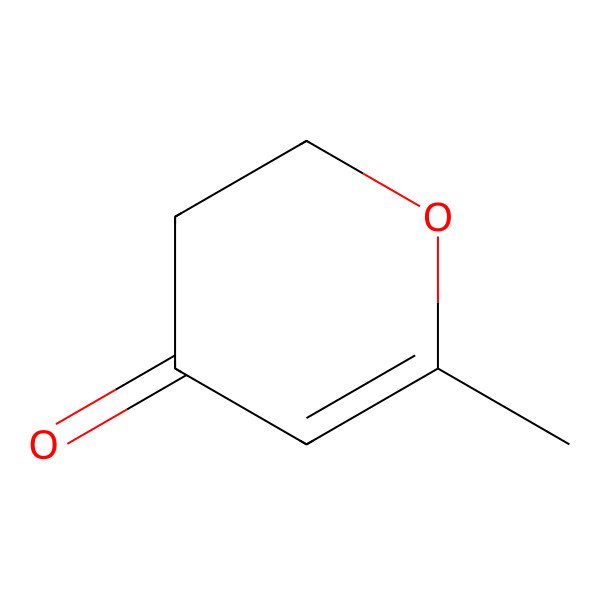 2D Structure of 2-Methyl-5,6-dihydro-4-pyrone