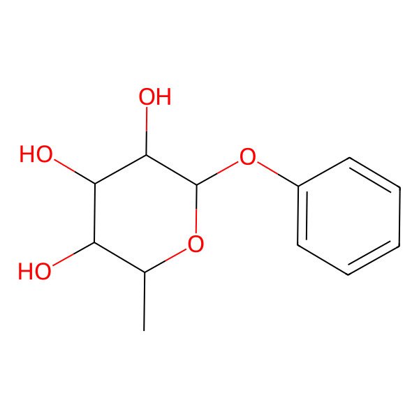 2D Structure of 2-Methyl-6-phenoxyoxane-3,4,5-triol