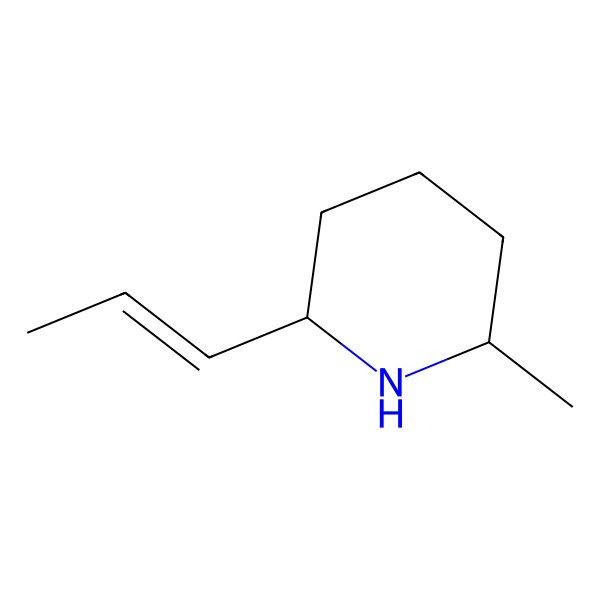 2D Structure of 2-Methyl-6-prop-1-enylpiperidine