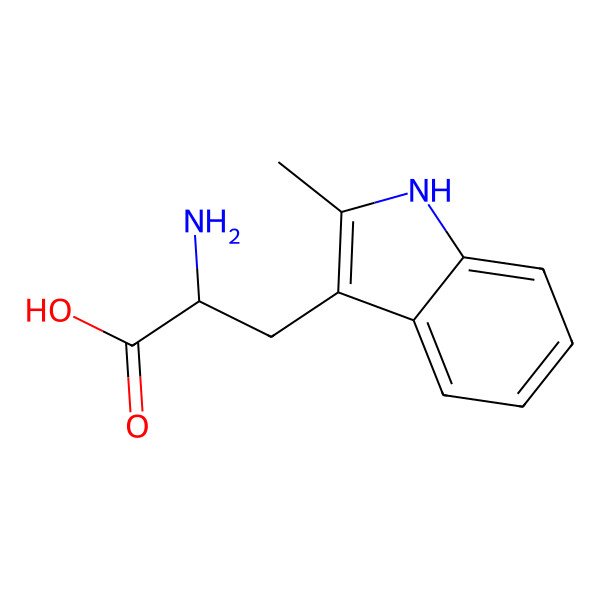 2D Structure of 2-Methyl-L-tryptophan