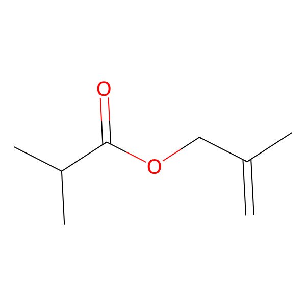 2D Structure of 2-Methylallyl isobutyrate