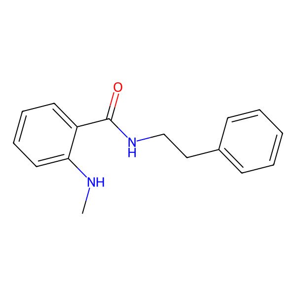 2D Structure of 2-(methylamino)-N-phenethylbenzamide