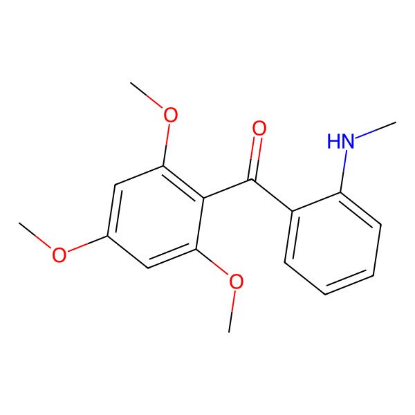 2D Structure of [2-(Methylamino)phenyl](2,4,6-trimethoxyphenyl)methanone