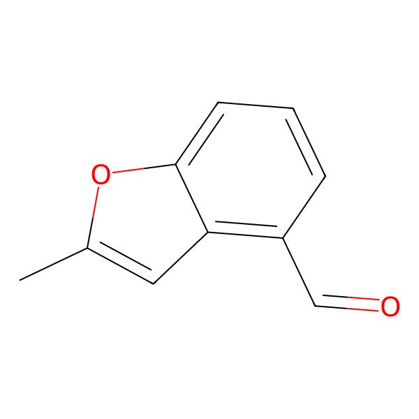 2D Structure of 2-Methylbenzofuran-4-carbaldehyde