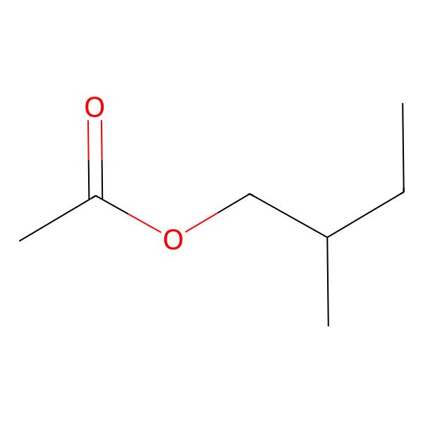 2D Structure of 2-Methylbutyl acetate